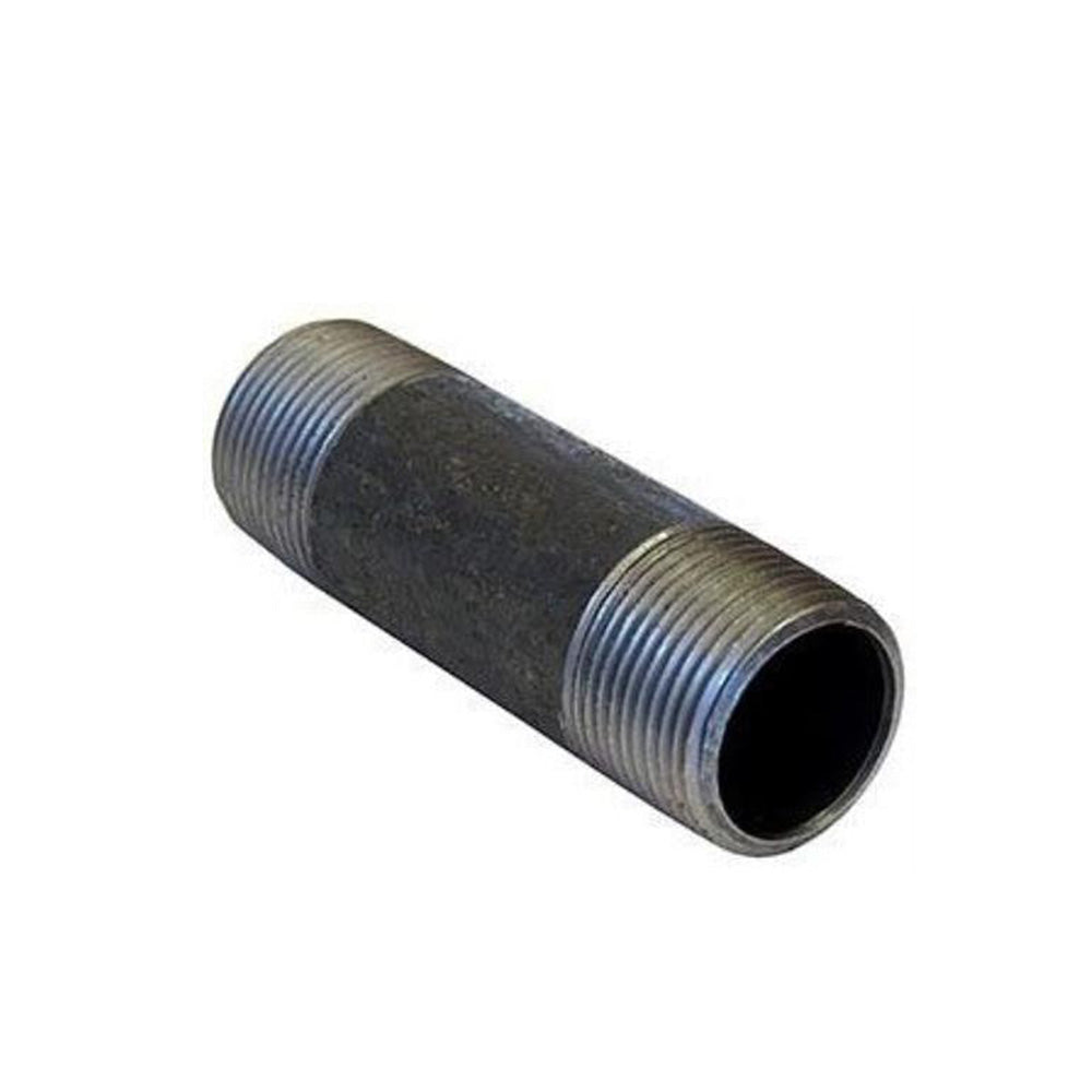 1-1/4 Inch X 5-1/2 Inch Sch 40 Mnpt Black Welded Carbon Steel Pipe Nipple USA