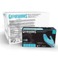 Ammex Large 5 Mil Palm 6 Mil Fingertip Blue Textured Nitrile Powder Free Gloveworks® Premium Industrial Glove - 100 Per Box