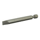 Slotted Drive 1/4 Inch Shank 0.039 Inch X 5/16 Inch Tip 2-3/4 Inch Length Gunmetal Gray Steel Power Bit