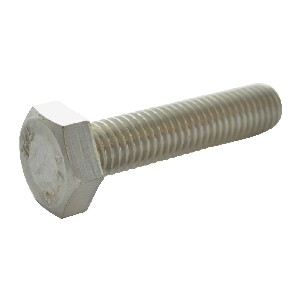 M5 x 0.8 x 10 mm Coarse Plain A4 Stainless Steel Hex Head Cap Screw