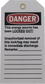 Two-Sided Tag- Warnings & Graphics Both Sides- Lines For Additional- 3/8" Eyelet Accepts Most Locks 3" W X 5-3/4" H