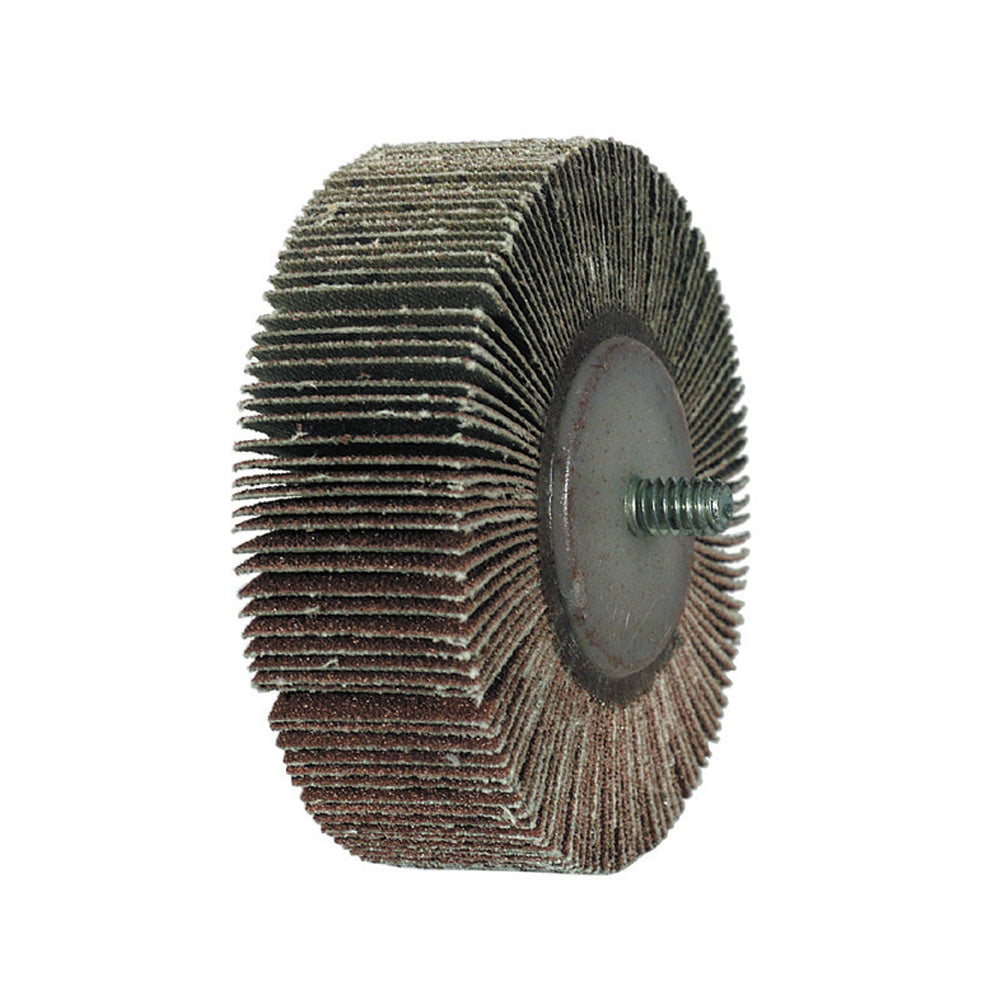 2 Inch x 1 Inch x 1/4-20 80 Grit Aluminum Oxide Flap Wheel