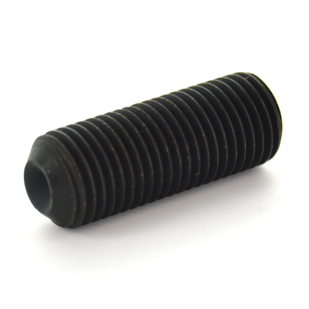 5/16-24 x 5/16 Inch Fine Black Oxide Alloy Steel Cup Point Socket Head Set Screw