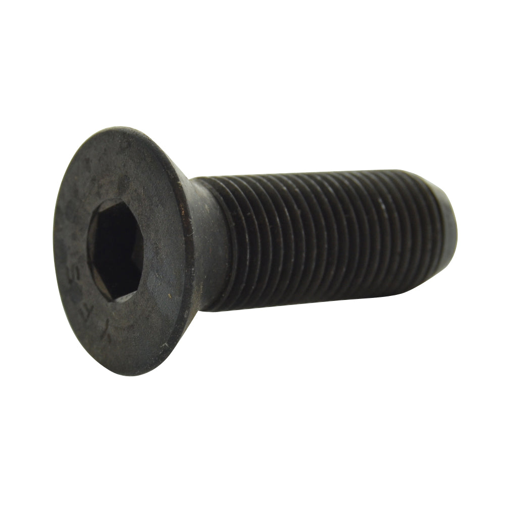 #10-32 x 1 Inch Fine Black Oxide Medium Carbon Steel Flat Head Socket Cap Screw USA