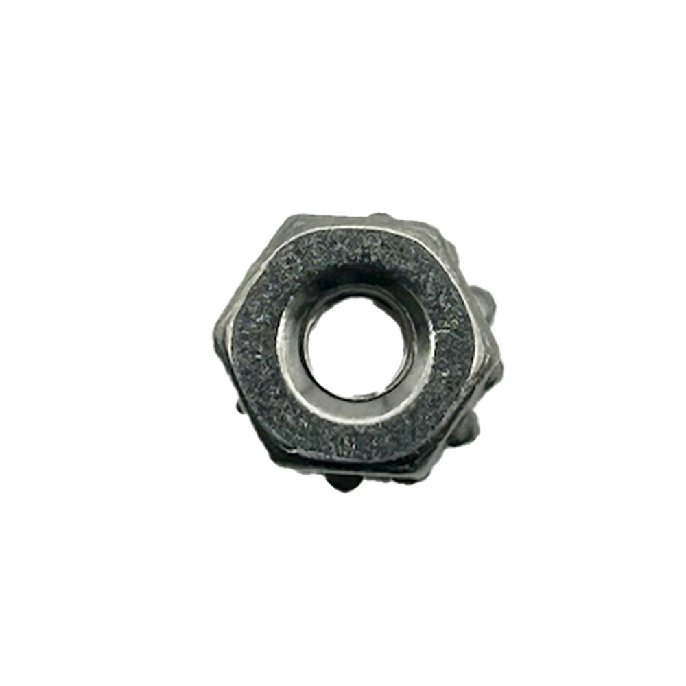 #8-32 Coarse 18-8 (A2) Stainless Steel External Tooth Keps Lock Nut