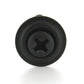 #8-18 x 1 Inch Black Phosphate Type Ab Phillips Oval Trim Head Tapping Screw