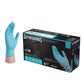 Ammex Large 5 Mil Palm 6 Mil Fingertip Blue Textured Nitrile Powder Free Gloveworks® Premium Industrial Glove - 100 Per Box