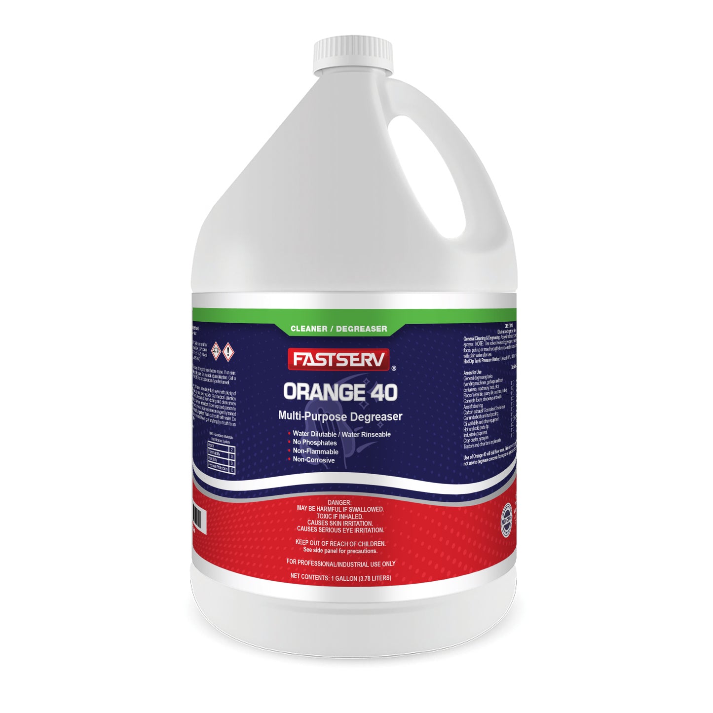 FastServ Orange 40 Multi-Purpose Degreaser - 1 Gallon