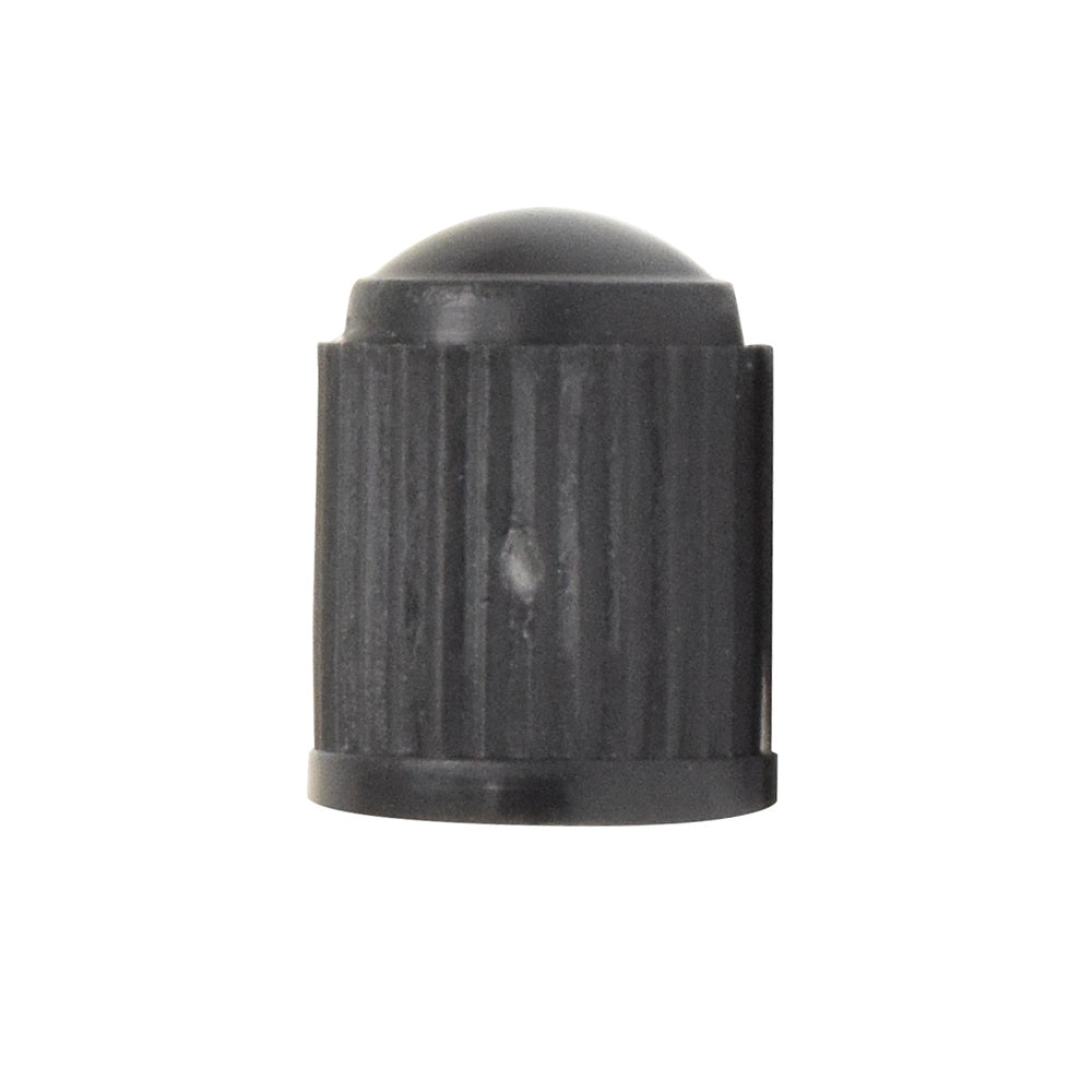 Dome Type Tire Valve Stem Cap Plastic Black With Seal