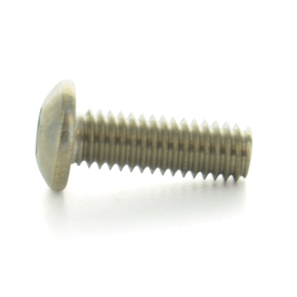 M5 x 0.8 x 16 mm Coarse Plain 18-8 (A2) Stainless Steel Iso 7380-1 Button Head Socket Cap Screw