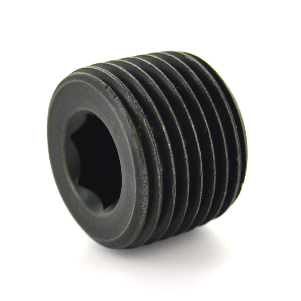 1/2-14 Nptf Black Oxide Alloy Steel 3/4 Inch Taper Dry Seal Socket Pipe Plug