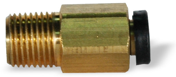 3/16 Inch x 1/8 Inch Composite/Brass Legris Push-To-Connect D.O.T.Connector Male