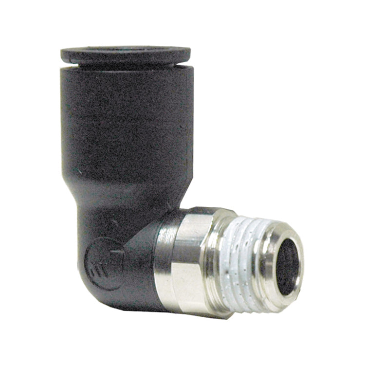 1/2 Inch x M14 Male Bspt x Compression Glass Filled Nylon 90 Degree Tube Male Elbow