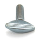 #6-32 x 3/4 Inch Coarse Zinc Plated Steel Thumb Screw - Clearance