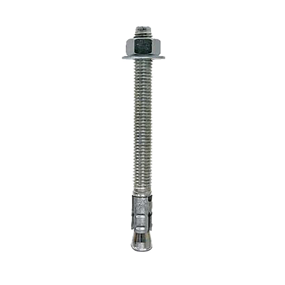 1" x 7" Strong-Bolt 2 Cracked Concrete Wedge Anchor Zinc Plated Carbon Steel