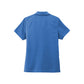 Women's Medium Blue Button Up Camp Shirt with Winzer Embroidered Logo