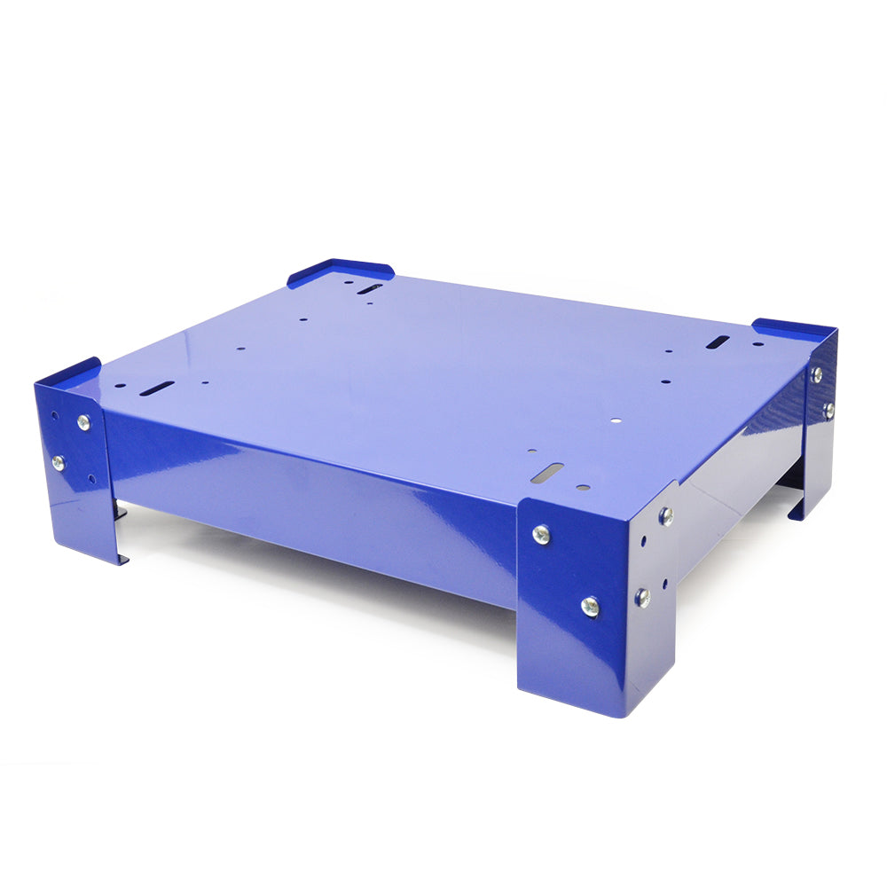 20-5/8 Inch x 5-3/4 Inch x 16-1/4 Inch Winzer Blue Cold Rolled Steel Base For Storage Cabinets