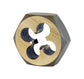 M14 x 1.5 Carbon Steel Series 796 Metric Hexagon Rethreading Die