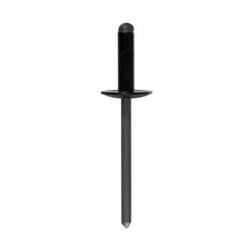 5/32 Inch X 14.29 Mm 1/4 - 3/8 Inch Grip Black Aluminum Blind Rivet