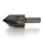1 Inch 3 Flute Black Oxide High Speed Steel T401 Fractional Size Center Reamer/Countersink