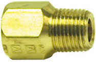 1/8 Inch x 1/8 Inch Lead Free Brass Pipe Adapter