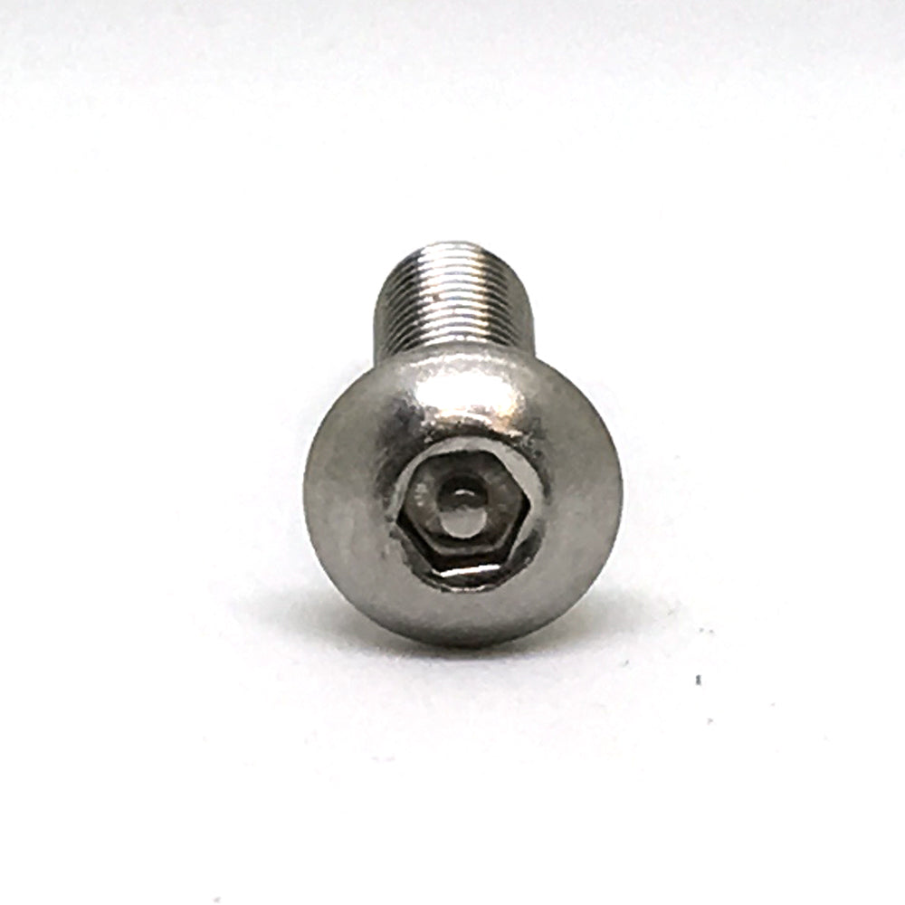#6-32 x 3/4 Inch Stainless Steel Hex Pin Button Head Tamper Resistant Machine Screw