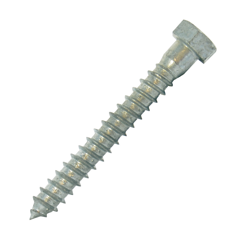 5/8-5 x 12 Inch Hot Dip Galvanized A307 Grade A Hex Head Lag Screw