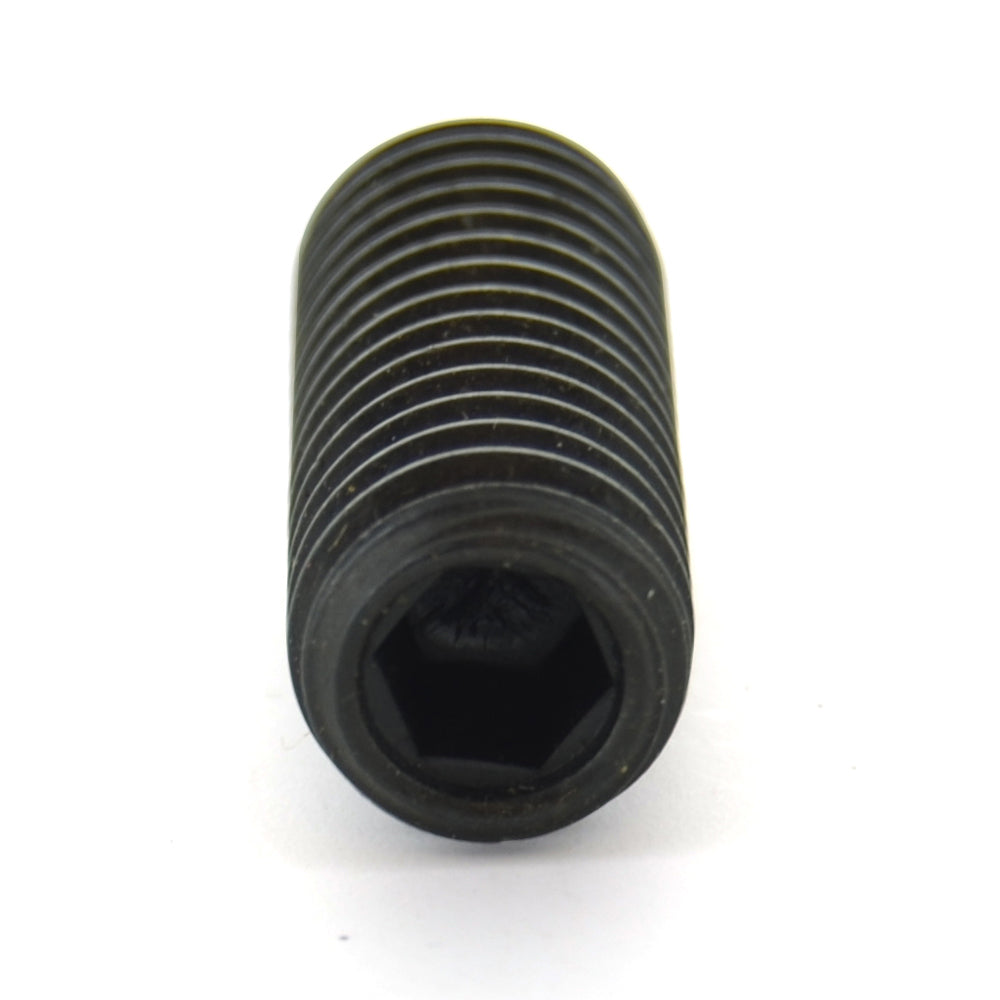 #10-24 x 3/4 Inch Coarse Black Oxide Heat-Treated Alloy Steel Cup Point Socket Head Set Screw USA