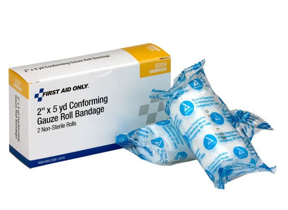 2" x 12-3/10' Conforming Gauze Roll Bandage Pack of 2