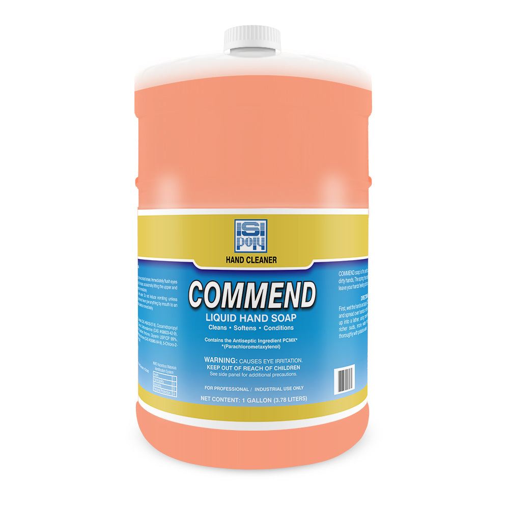 Commend Liquid Hand Soap With Dispenser -  1 Gallon - Pack of 4