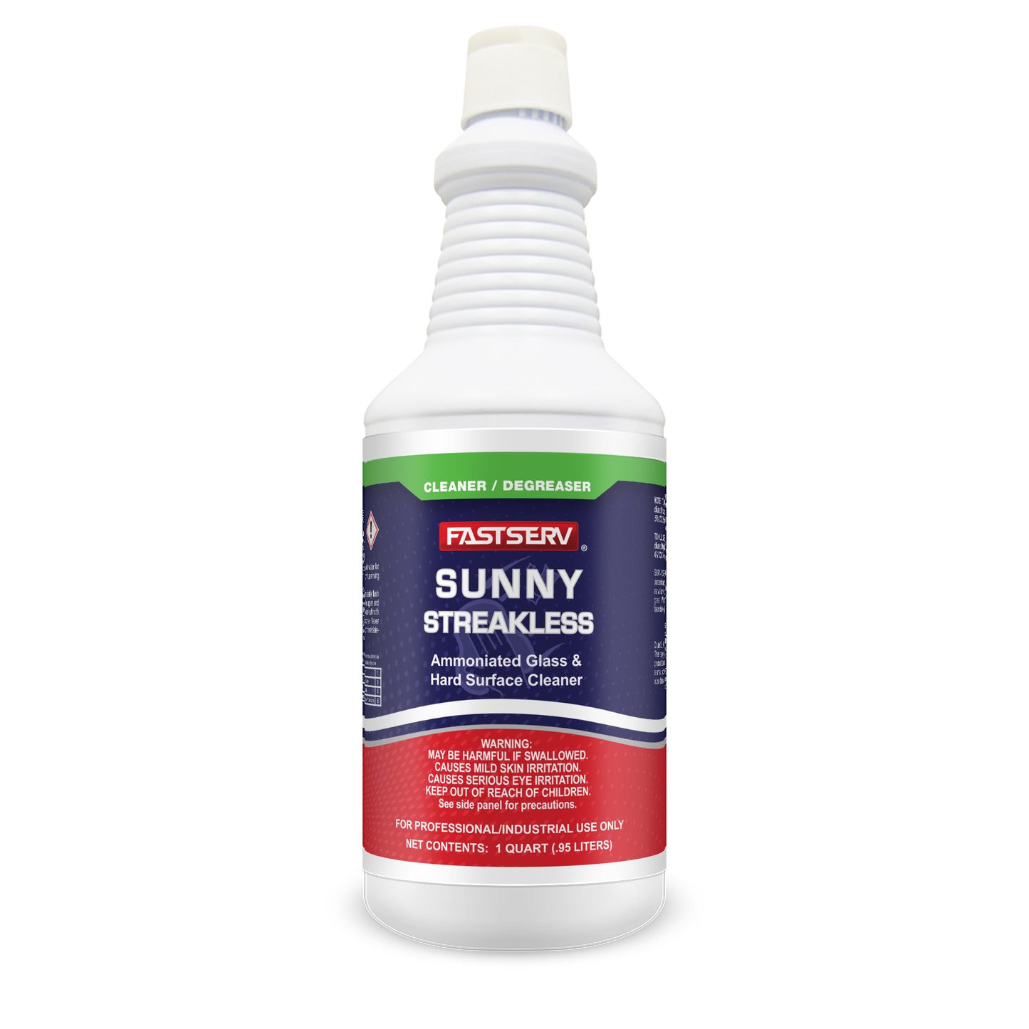 ISI-Poly Sunny Streakless Hard Surface and Glass Cleaner - 1 qt