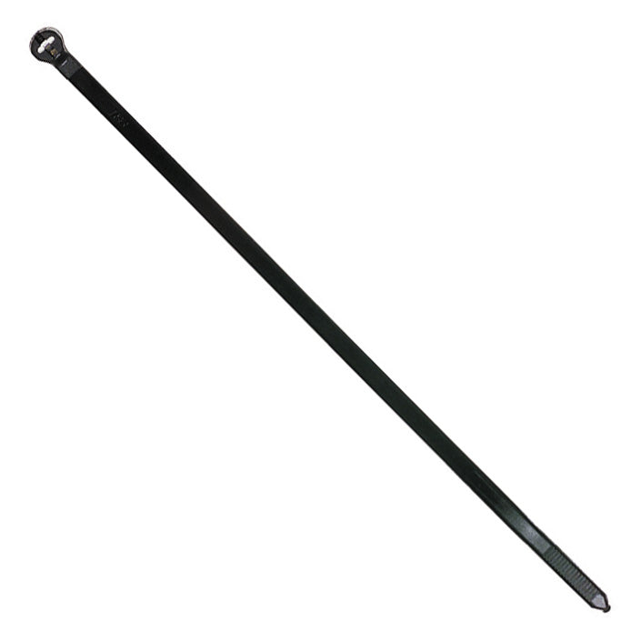 24 Inch 120 Lb Thomas and Betts Ty-Rap Nylon 6/6 Weather Resistant Cable Tie Black