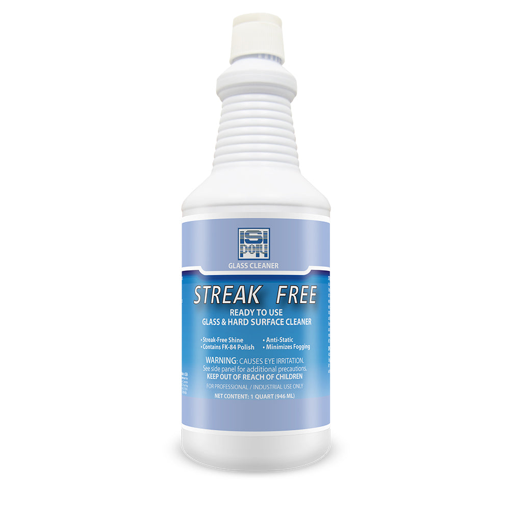 ISI Poly Streak Free Ready to Use Glass Cleaner - 1 Quart