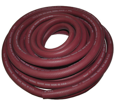 1 Inch x 50 ft Roll Red Epdm Heavy-Duty Heater Hose