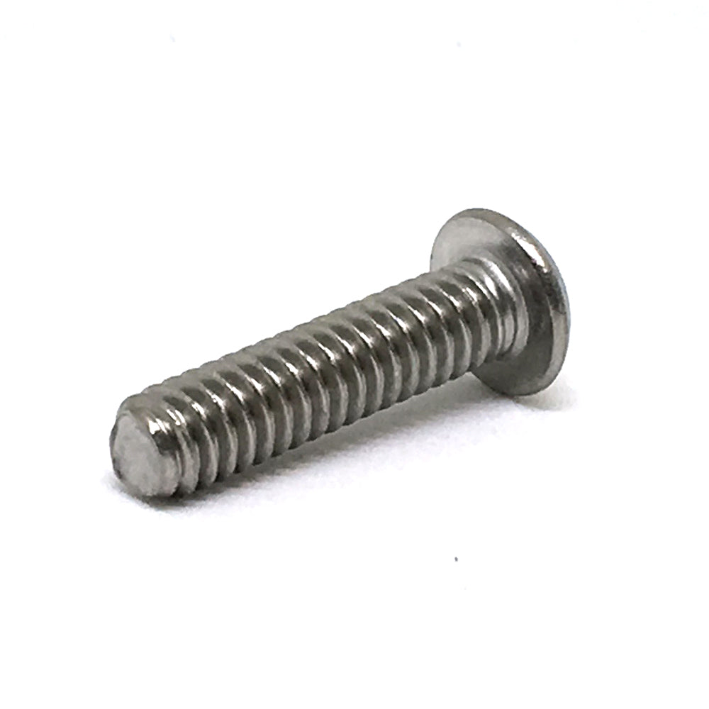 #1/4-20 x 1 Inch Stainless Steel Hex Pin Button Head Tamper Resistant Machine Screw