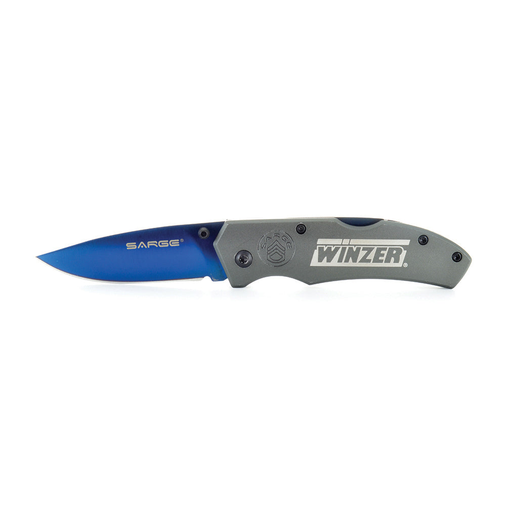 WINZER LOCK BACK KNIFE - BLUE