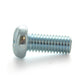 M6 x 1 x 35 mm Coarse Class 4.8 Zinc Plated Steel Phillips Drive Pan Head Reduced Machine Screw