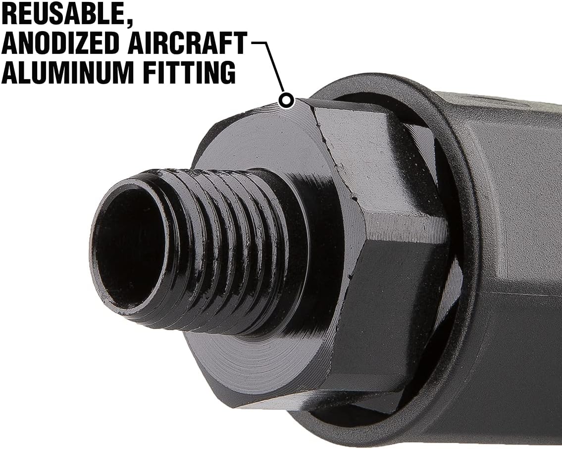 Flexzilla Pro Air Hose Reusable Fitting With Ball Swivel- 1/4 In