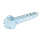 5/16 Inch x 2 Inch Zinc Plated Low Carbon Steel Indented Hex Washer Head Type-Ab Self-Tapping Sheet Metal Screw