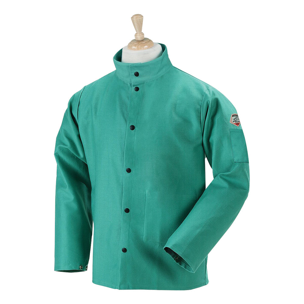 Flame Retardant Welding Jacket Green Xx-Large