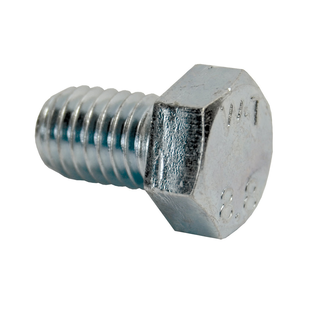 M8 x 1.25 x 12 mm Coarse Class 8.8 Zinc Plated Steel Reduced Hex Head Cap Screw