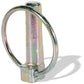 1.406 Inch Id X 0.25 Inch Od X 1.25 Inch Zinc Yellow C1010 Carbon Steel Clevis Lynch Pin
