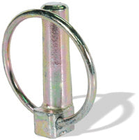 7/16 Inch x 2 Inch Zinc Plated Yellow C1010 Carbon Steel Clevis Lynch Pin With Chain