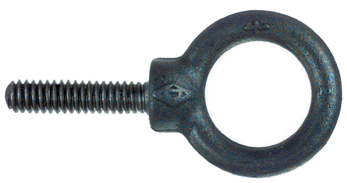 M36 x 4 Self-Colored Forged 1030 Carbon Steel Machinery Eye Bolt With Shoulder