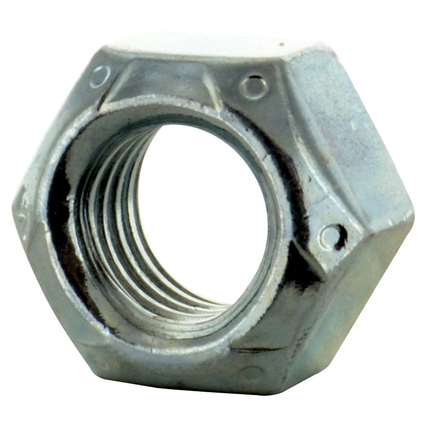 5/16-18 Coarse Zinc and Wax Cr+3 Grade C Prevailing Torque Top Lock Nut