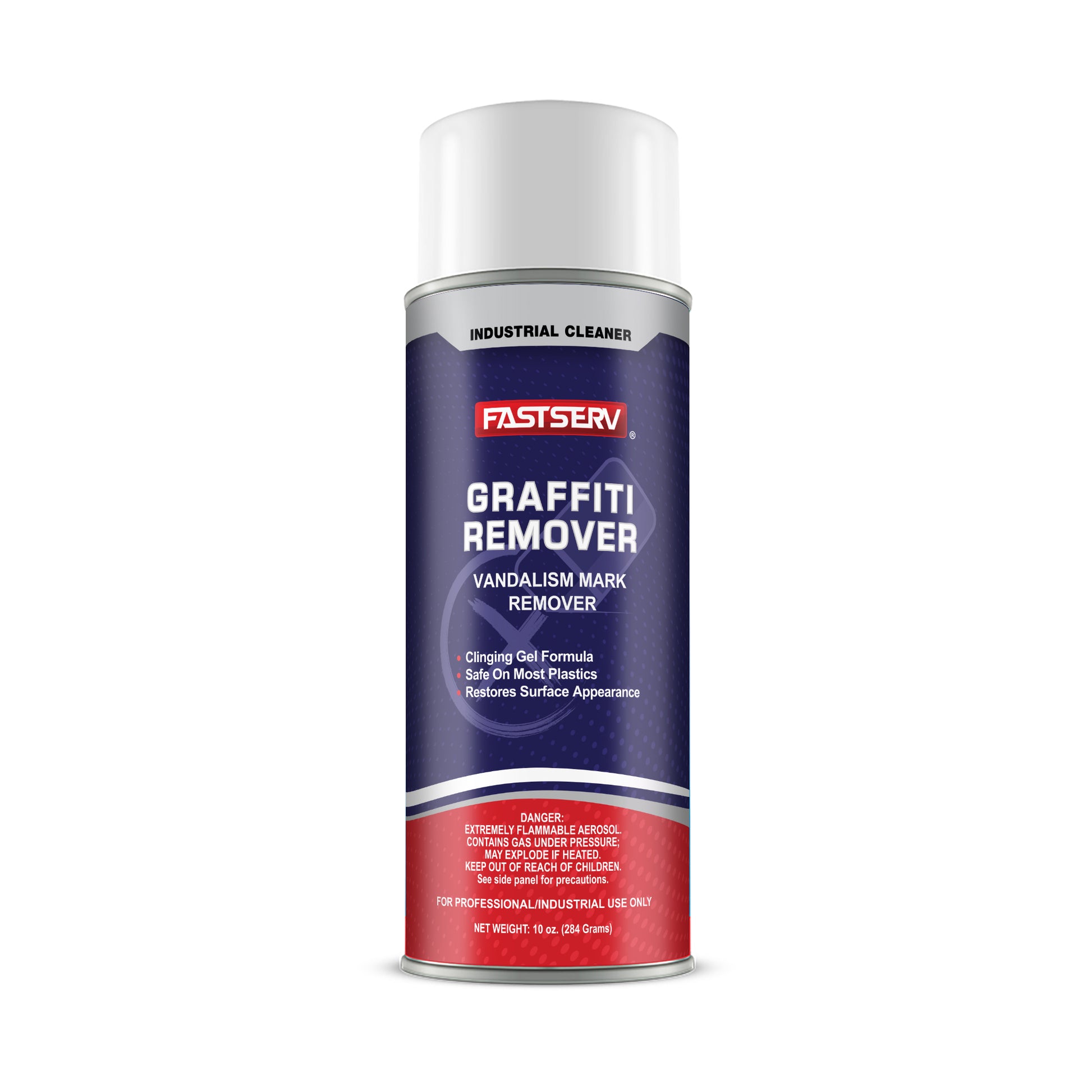 FastServ  Graffiti Remover Vandalism Mark Remover - 10 Oz Net Wt. - Aerosol