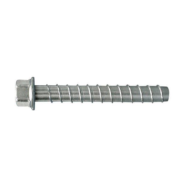 5/8 Inch X 6 Inch Zinc Plated Carbon Steel Titen Hd Concrete And Masonry Screw Anchor - 10 Per Pack