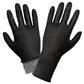 Global Glove Panther-Guard Nitrile Powder-Free Industrial Black 8-Mil Textured Fingertips Disposable Gloves Medium