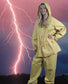 3X-Large Yellow Pvc/Polyester 3 Piece Rainsuit