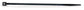 7.5 Inch Economy Self Locking Wire Tie 6/6 Nylon Black Pack of 100